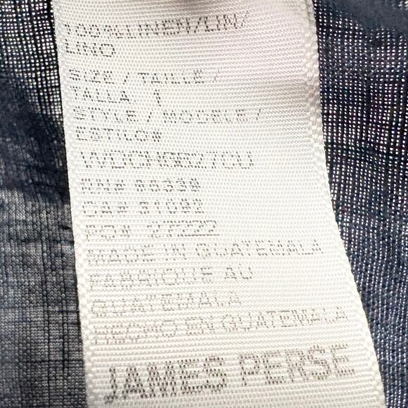 Standard James Perse Womens Linen Dress Sleeveless Button Front Blue Size Small - Picture 5 of 11